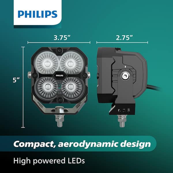 Ultinon Drive LED Pod 3 in. Cube Flood