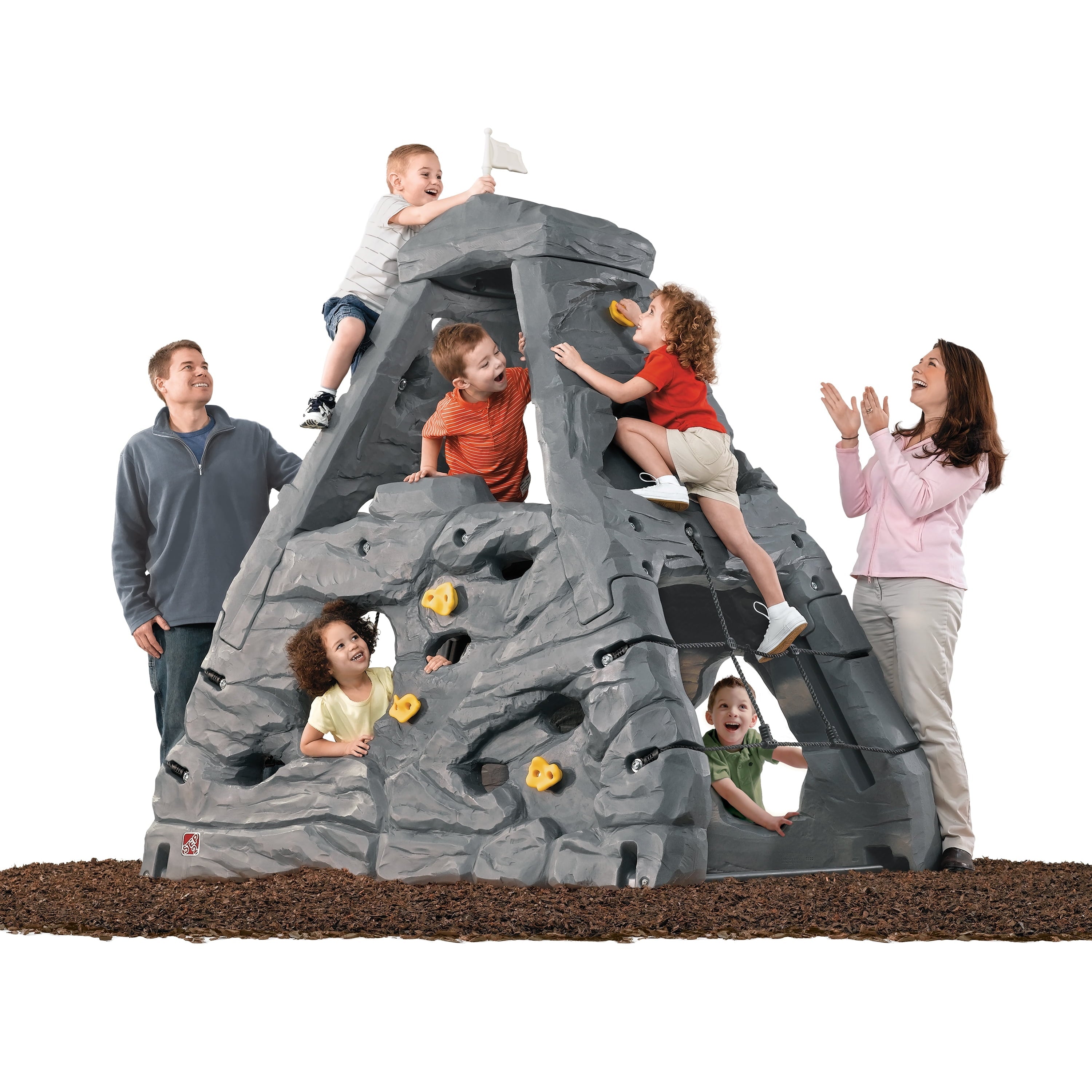Step2 Skyward Summit Rock Climbing Wall, Grey