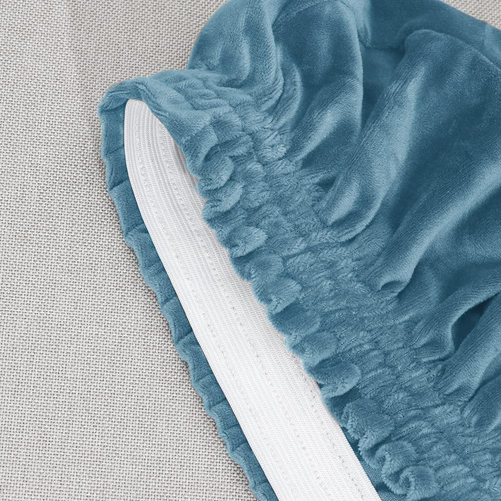 TOPCHANCES Reclining Love Seat with Middle Console Slipcover, 8 Pieces Velvet  Stretch Sectional Recliner Sofa Slipcover with Cup Holders, 2 Seat Love Seat Recliner Cover, Thick, Soft, Washable