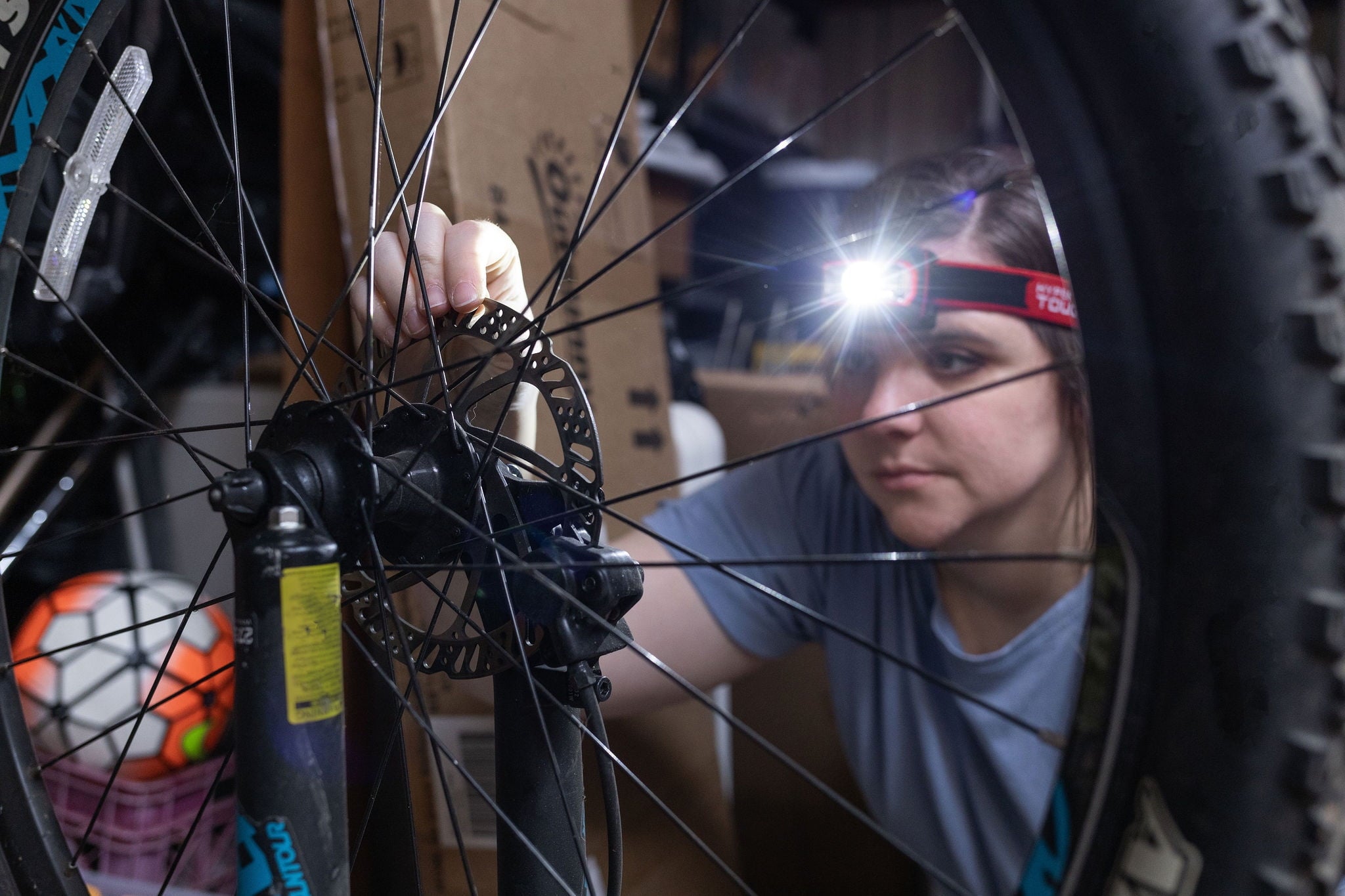 Hyper Tough 300-Lumens LED Headlamp, 3 AAA Batteries