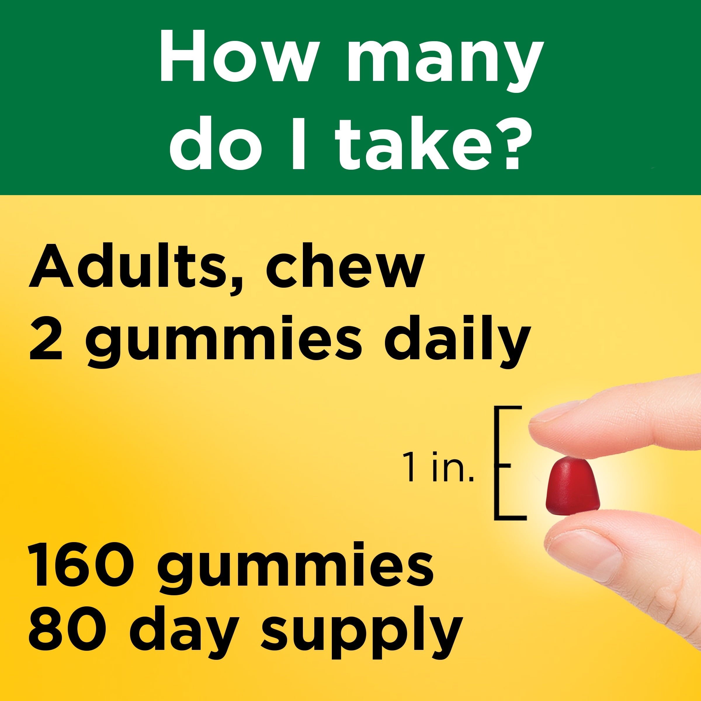 Nature Made Energy B12 1000 mcg Gummies, Dietary Supplement, 160 Count