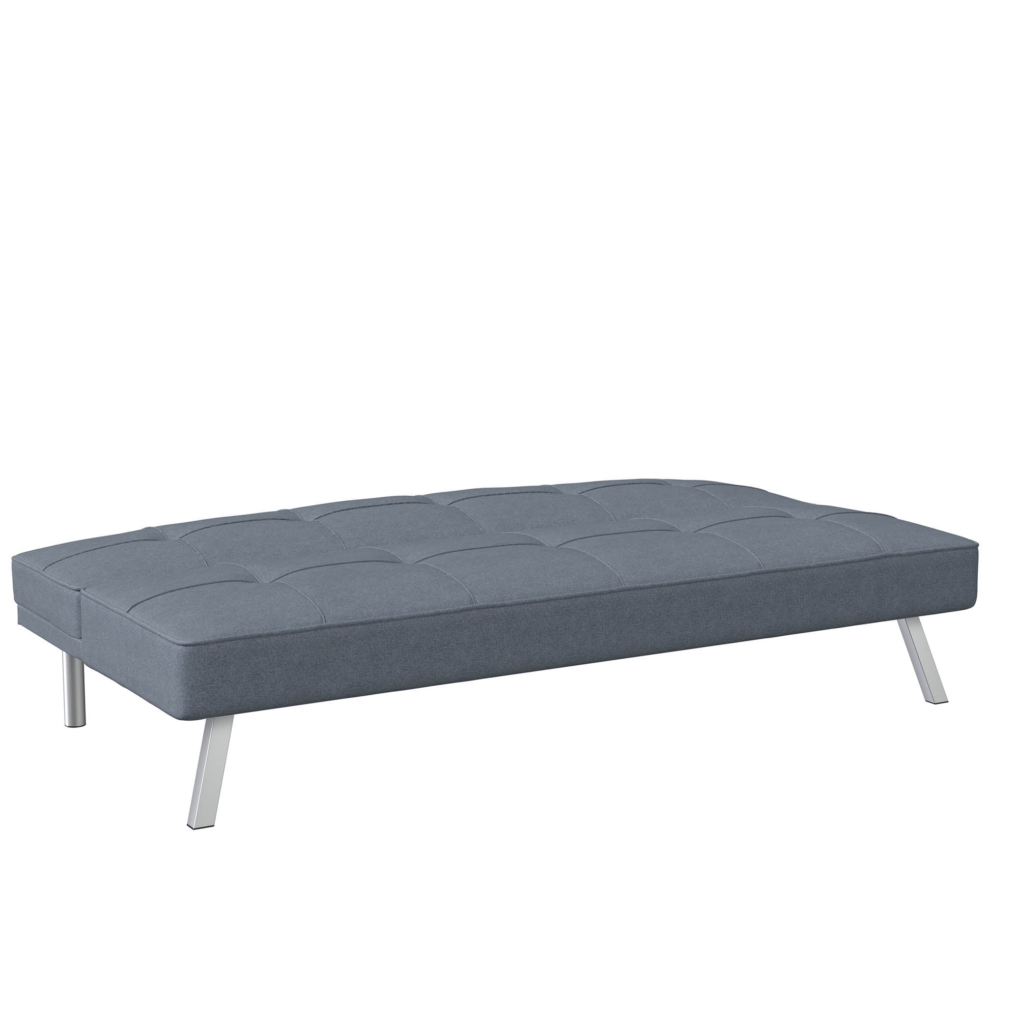 Serta Chelsea Modern Futon, Light Gray Fabric
