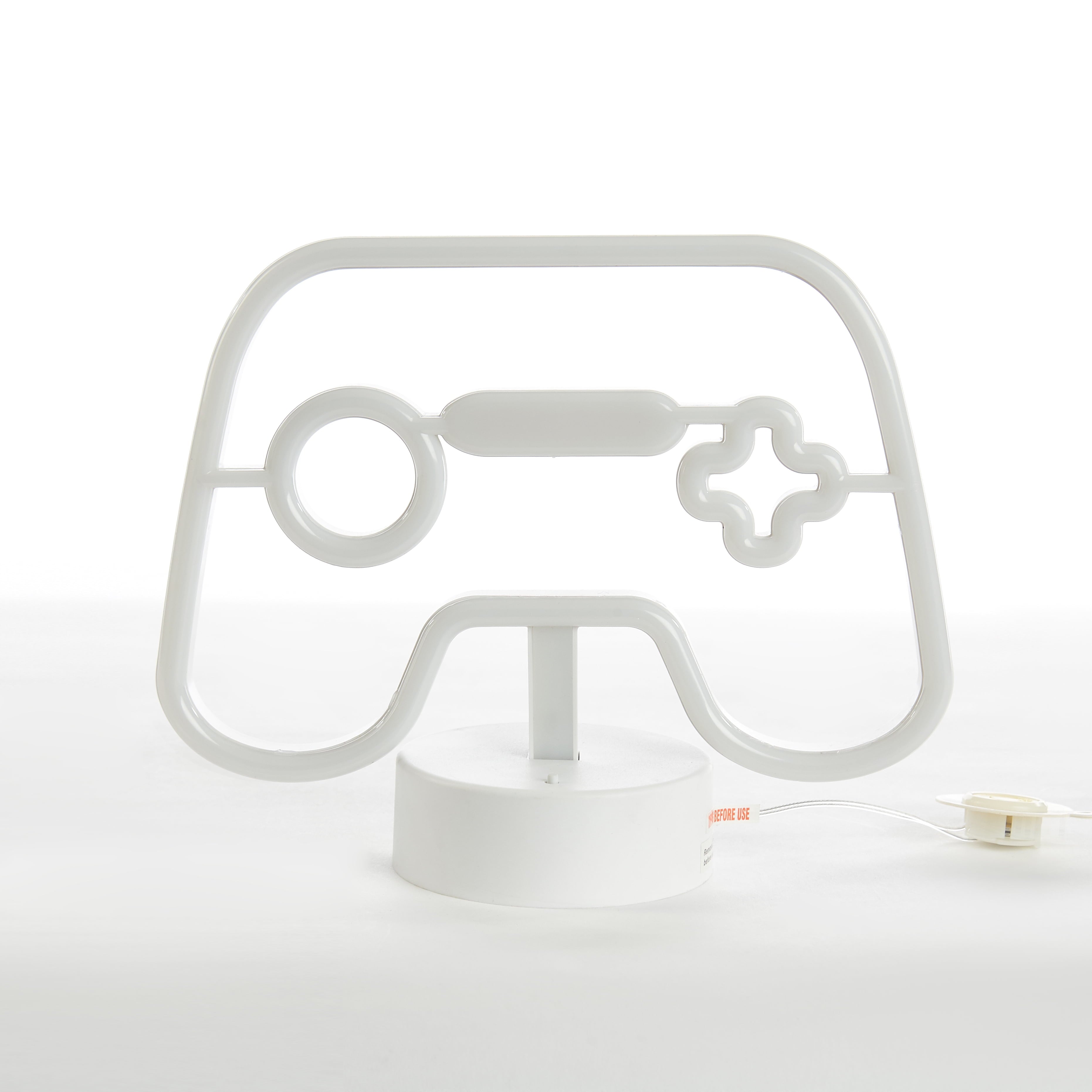 Neon LED Kids Table Lamp, Your Zone, Gaming Controller