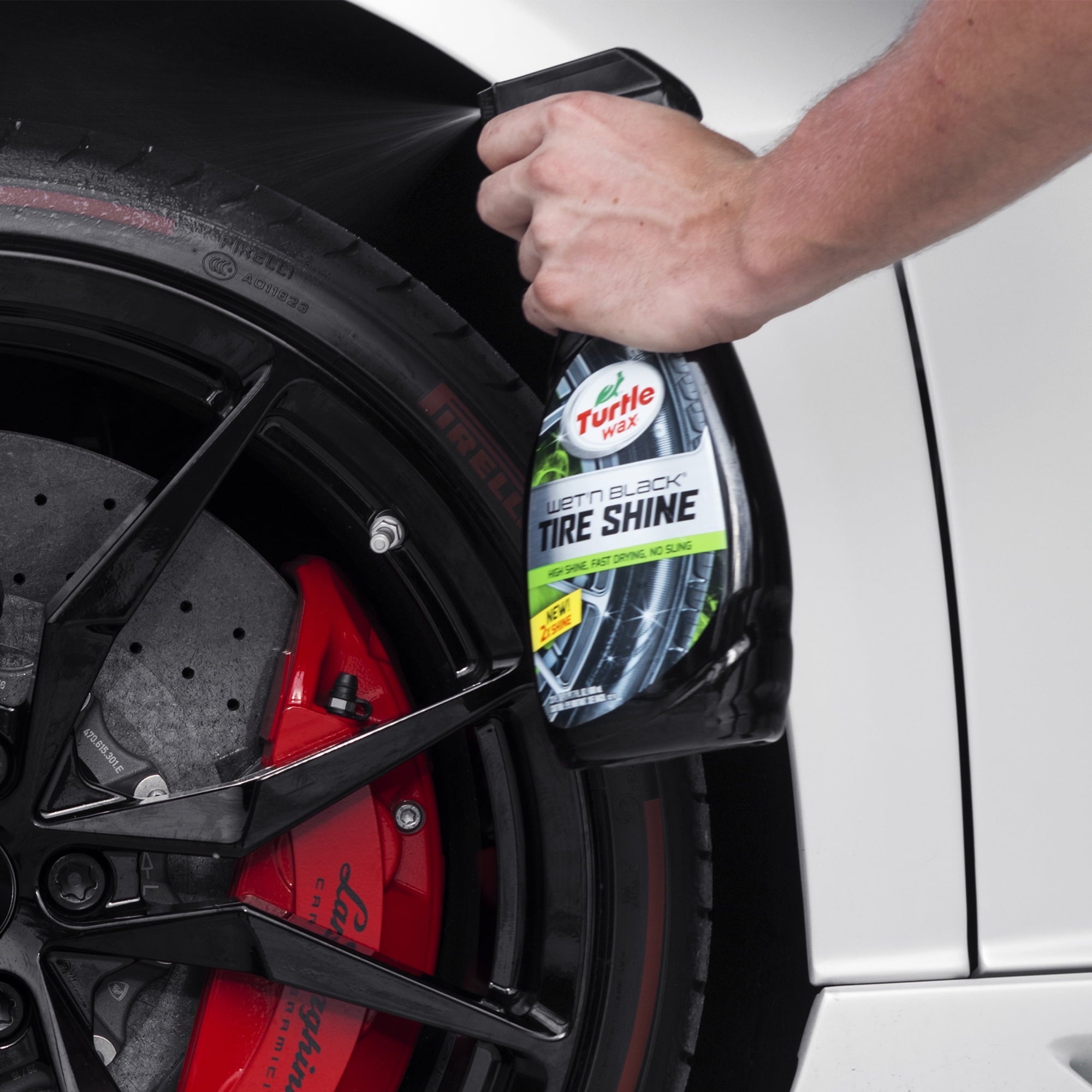 Turtle Wax 50804 Wet 'N Black Tire Shine Trigger, 23 oz