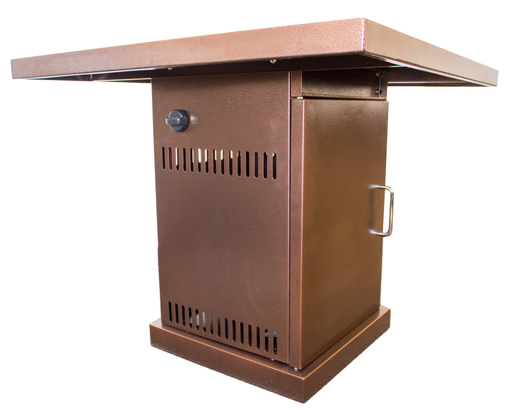 AZ Patio Heaters Outdoor Conventional Propane Fire Pit in Hammered Bronze