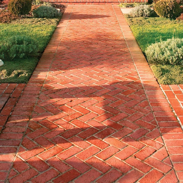 8 in. x 4 in. x 2.25 in. Brick Red Clay Paver (240-Pieces/53 sq. ft/Pallet)