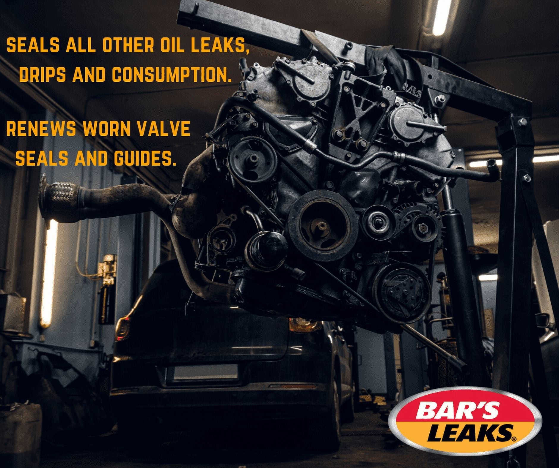 Bar's Leaks Oil Seal Engine Oil Burning & Leak Repair Additive, 16.9 oz