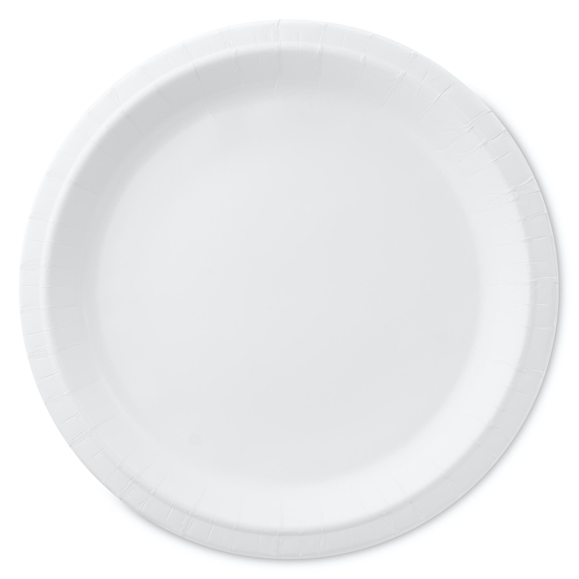 Great Value Everyday Strong, Soak Proof, Microwave Safe, Disposable Paper Plates, 10