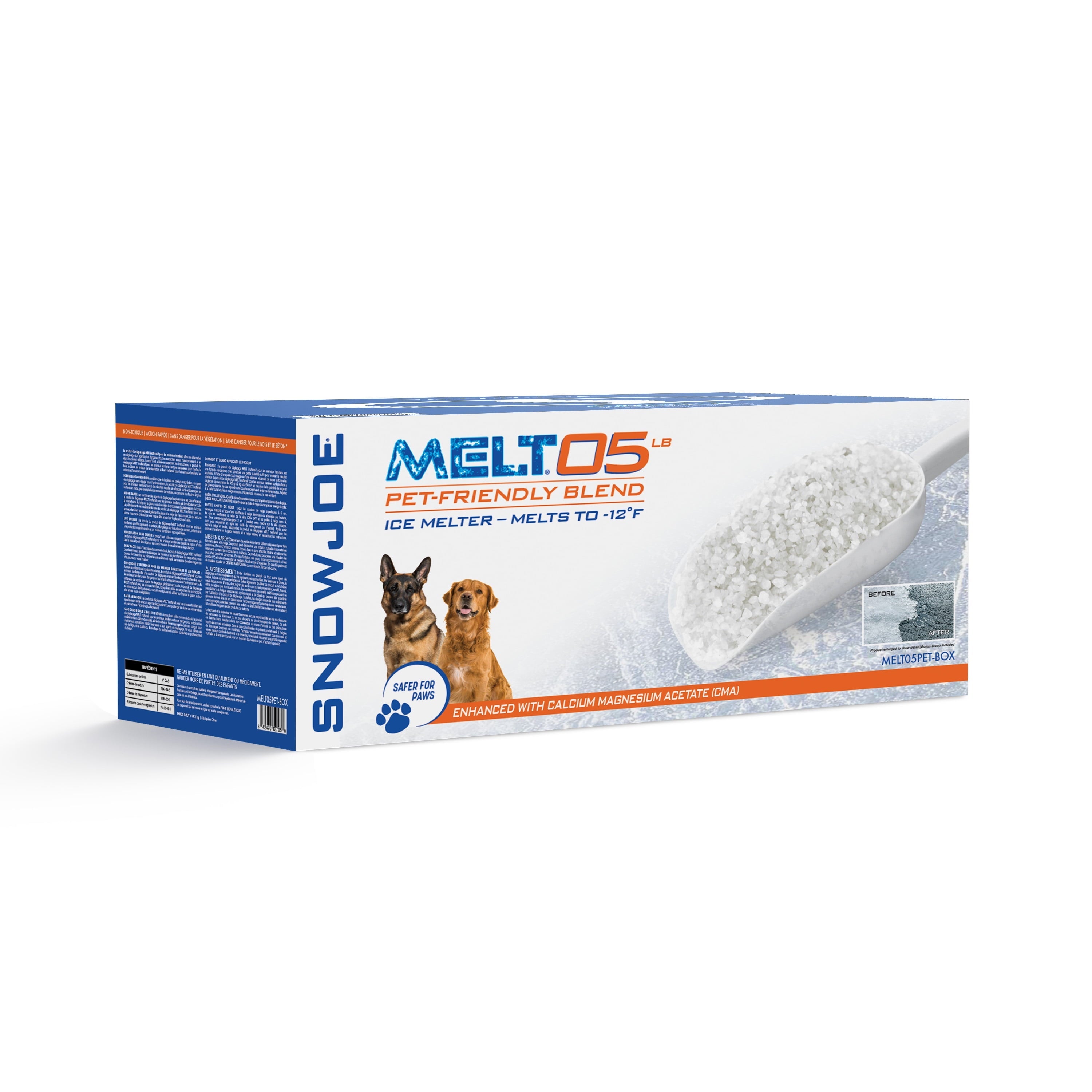 Snow Joe Pet-Safer Premium Ice Melt, 5 lb. Box W/ Scoop