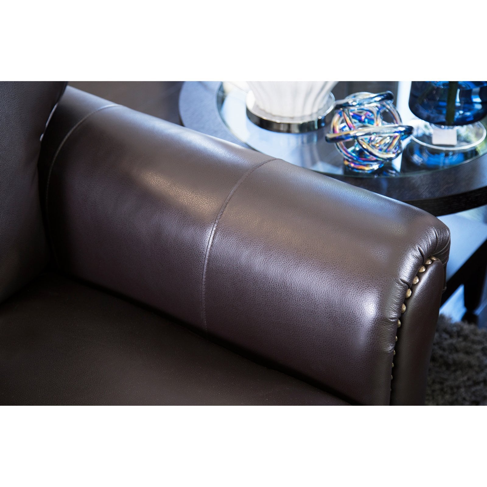 Devon & Claire Bellagio Leather Loveseat
