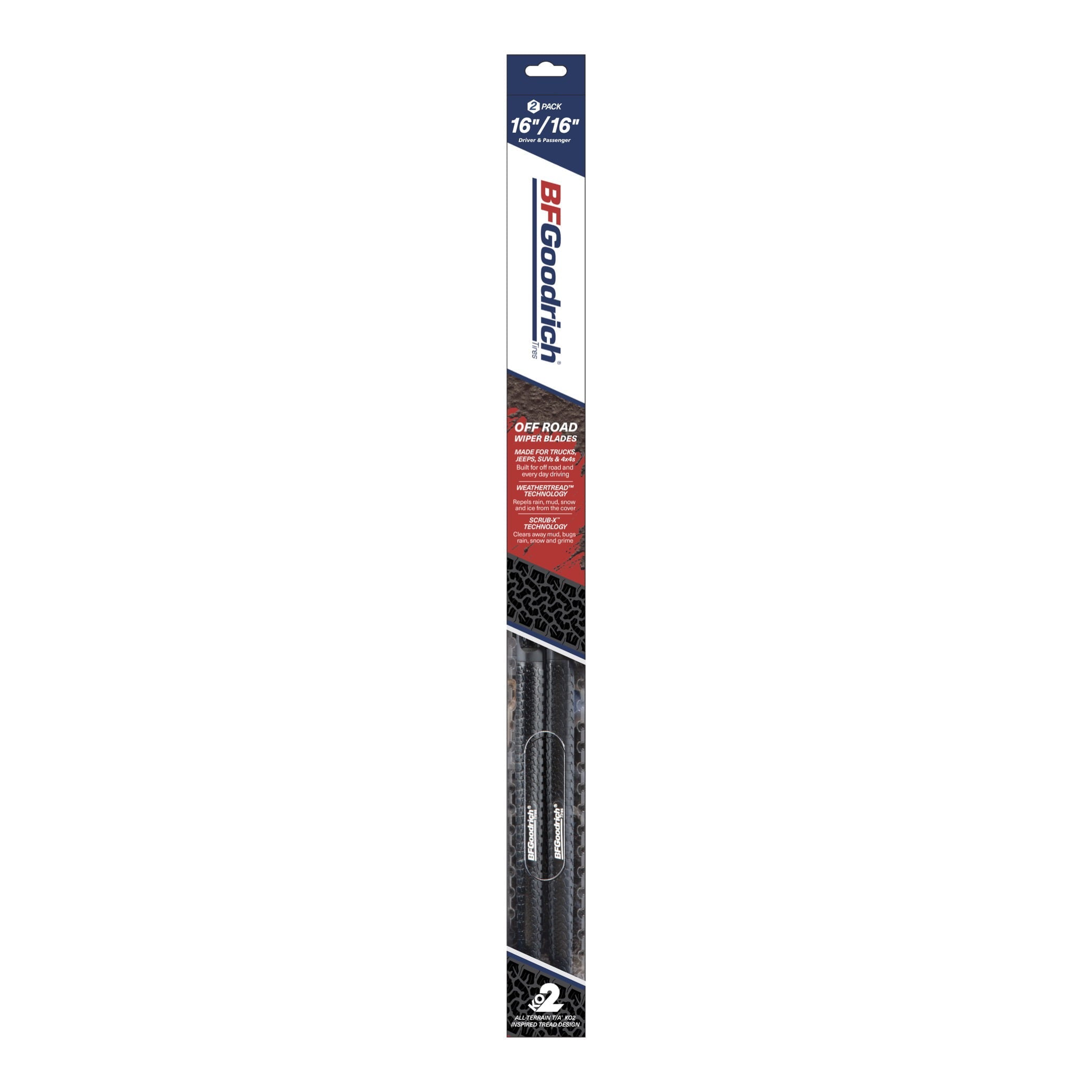 BF Goodrich Off-Road Hybrid Wiper Blade - Pair Pack 16-16
