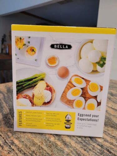 BELLA Rapid 7 Capacity Electric Egg Cooker for Hard Boiled, Poached, Scramble...