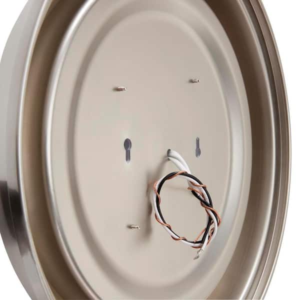 Savannah 13 in. Brushed Nickel Selectable LED Flush Mount