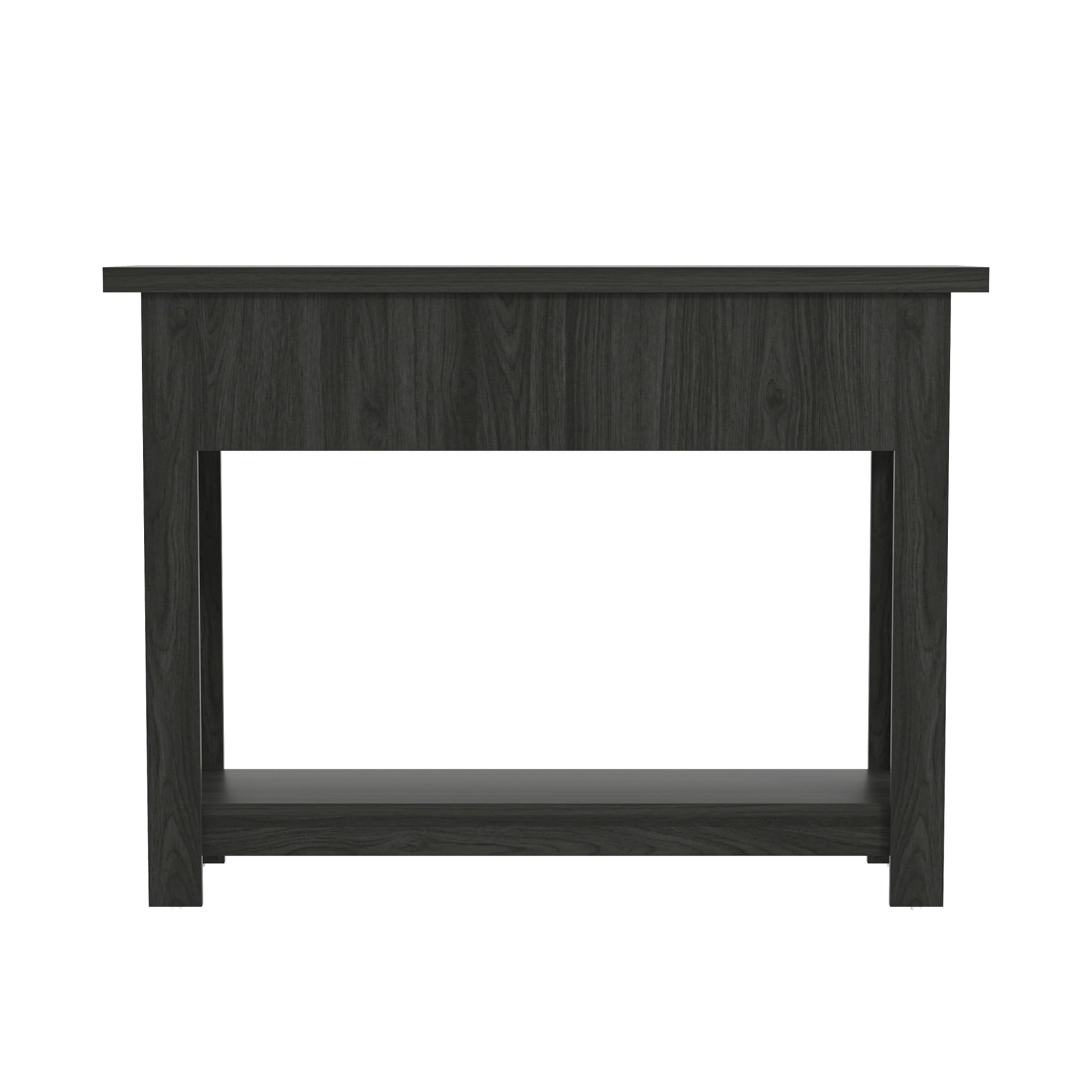Coover Wood Console Table with 1 Drawer, Black