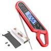 Digital Meat Thermometer 2-in-1 Grillthermometer Instant Read with Temperature Alarm, large LCD Screen, Magnet, Food Thermometer best for BBQ Grill Oven Cooking Kitchen