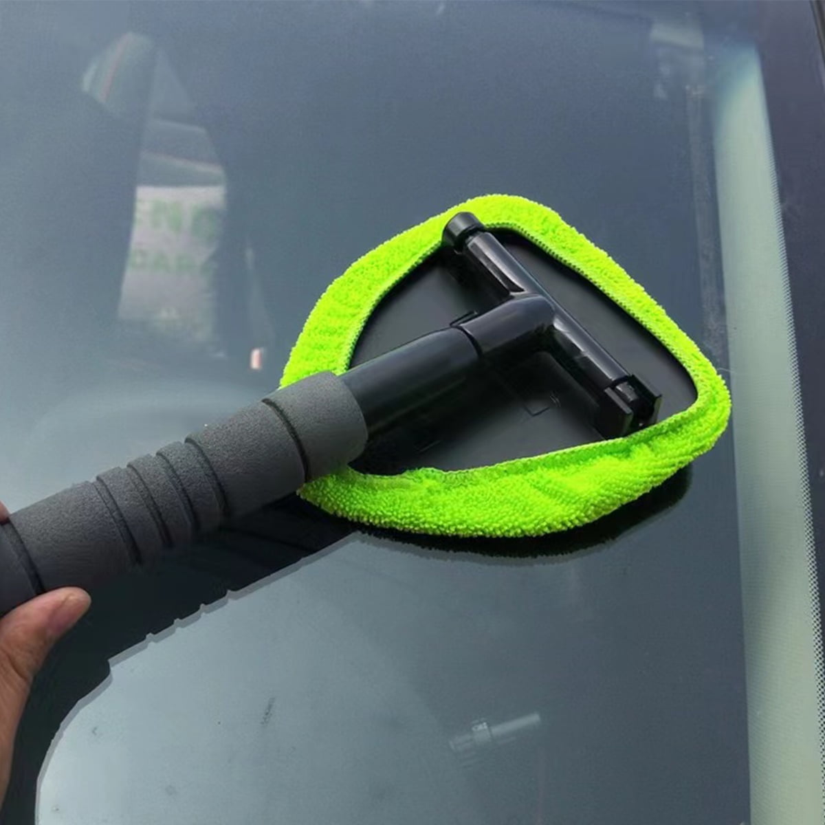 Car Windshield Cleaner Windshield Cleaner Tool Microfiber Windshield Wiper Fluid Tool with Extendable Handle