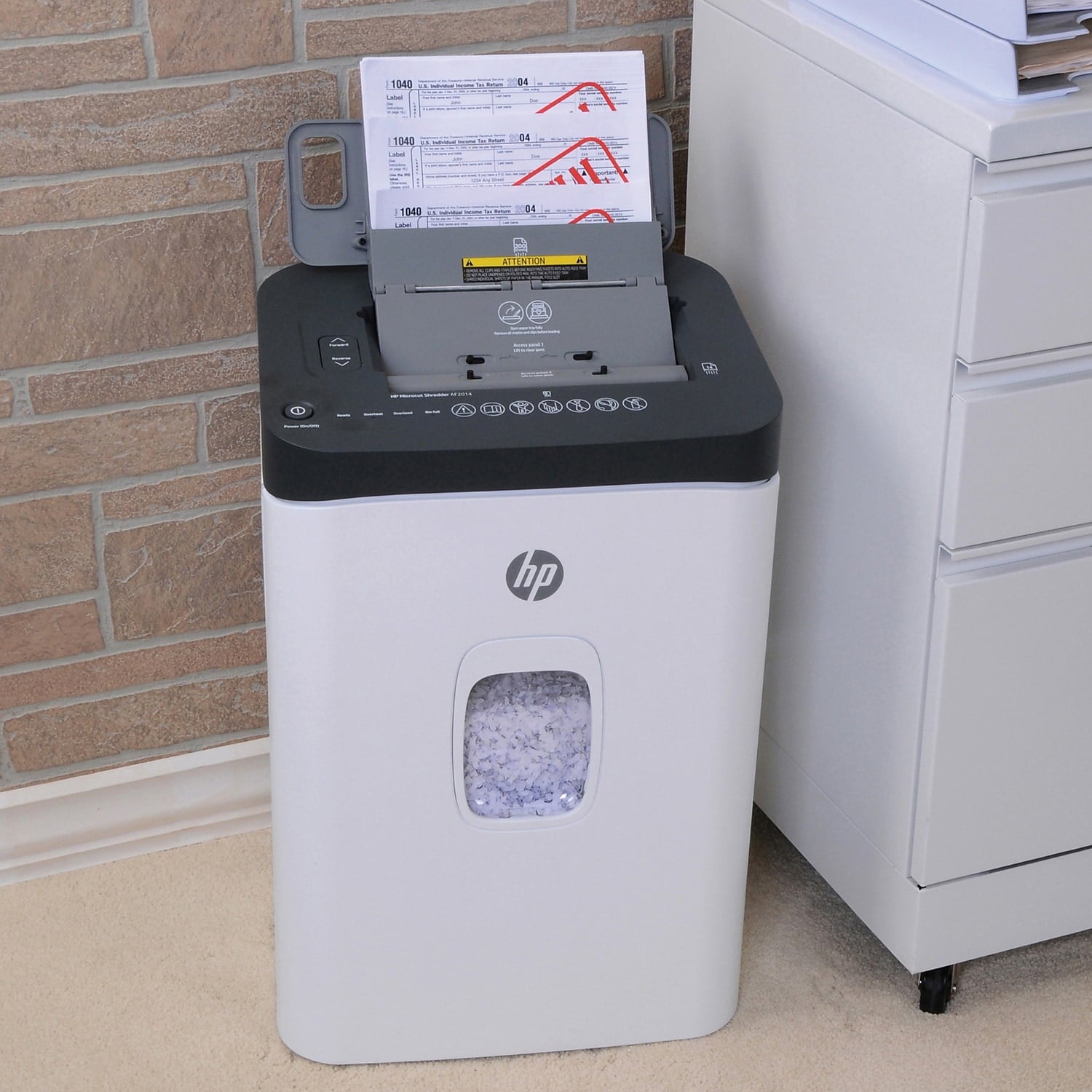 HP 91031K AF2014 200-Sheet Microcut Heavy-Duty Auto-Feed Shredder
