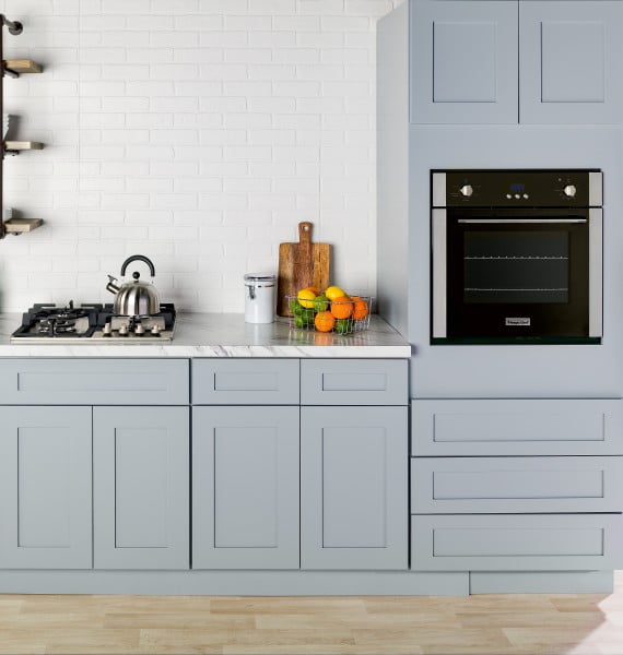 Magic Chef MCSWOE24S 24in 2.2 Cu ft Electric Wall Oven, Assembled Product H 23.4in W 21.8in D 23.4in