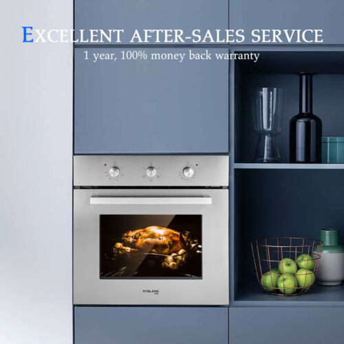 GASLAND Chef 24" Wall Oven 240V 2000W Stainless Steel Electric Grill Oven Roast