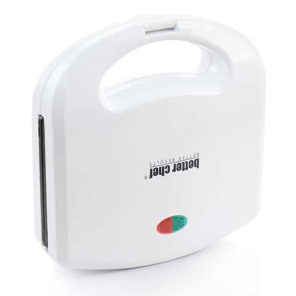 Panini Press Contact-Countertop Grill- White