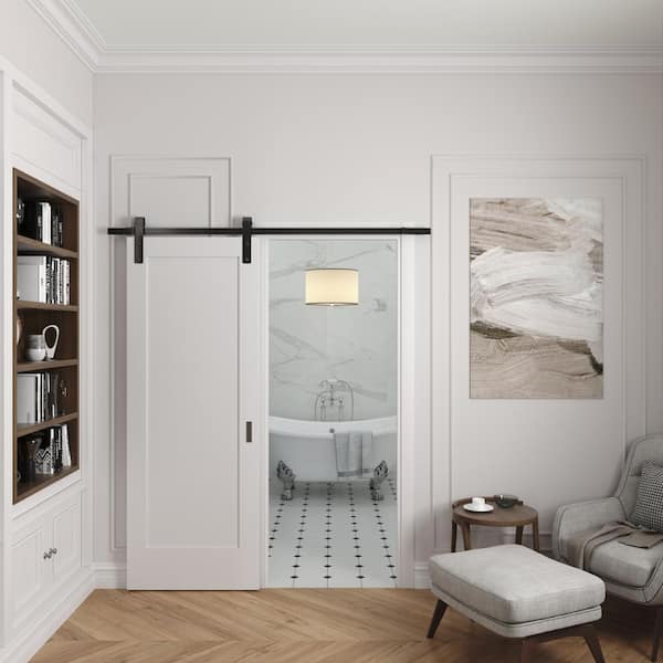 36 in. x 84 in. Single Panel Solid Core Composite Primed Smooth Texture Interior Door Slab