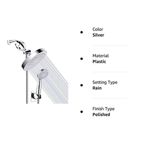 Filtered Shower Head, High Pressure Rainfall Shower Head/Handheld Shower