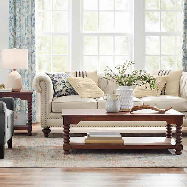 Renton 24 in. Cream Transitional Table Lamp with Shade