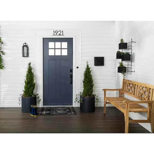 1 qt. Satin Nantucket Navy Interior/Exterior Door Paint (Case of 2)