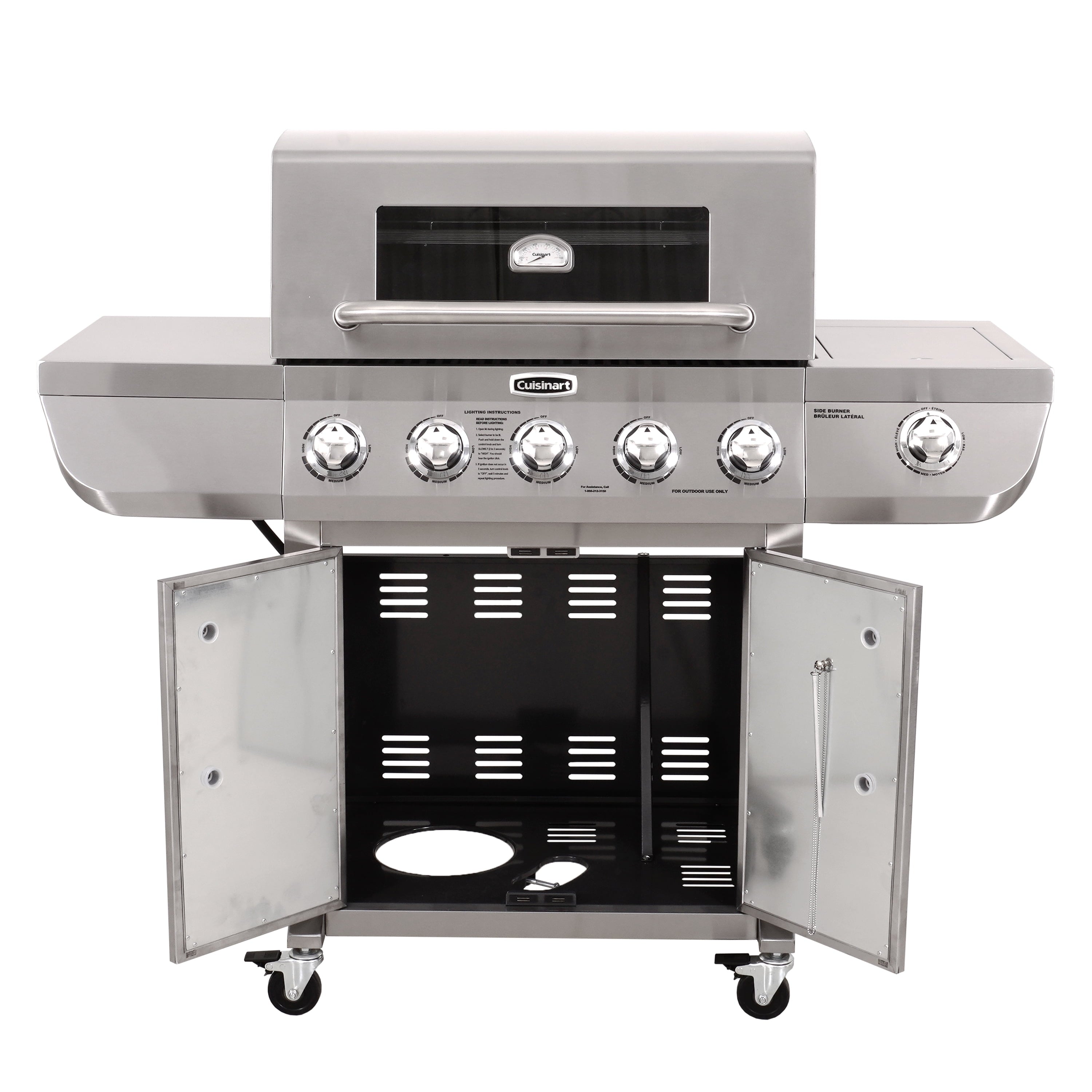 Cuisinart 5-Burner Dual Fuel Gas Grill (Propane/Natural Gas)