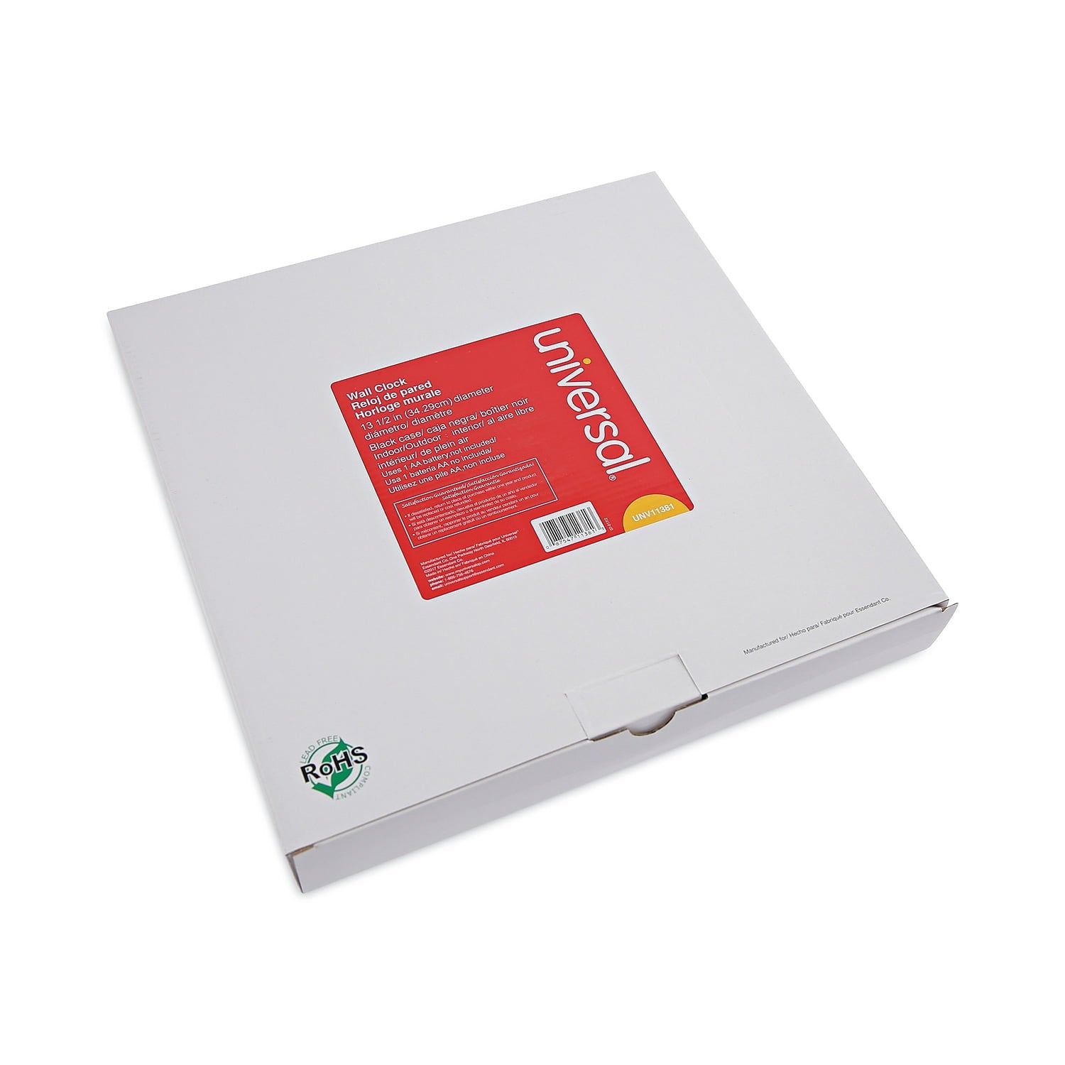 Universal Indoor/Outdoor Clock, 13 1/2