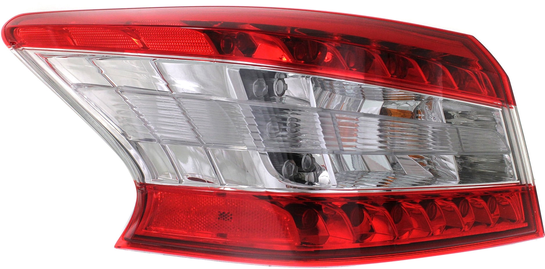 Tail Light Compatible With 2013-2015 Nissan Sentra Left Driver Side, Outer With bulb(s)