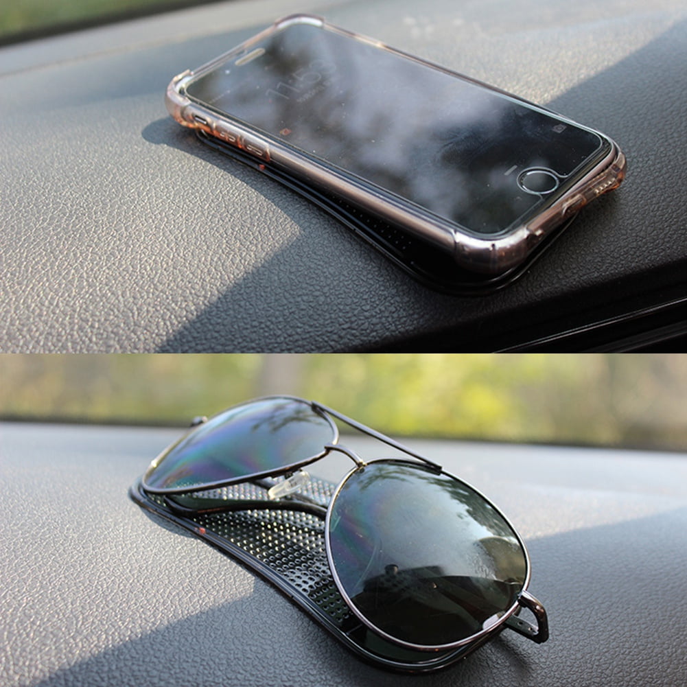 Tebru 5Pcs Car Grip Pad Non-Slip Sticky Anti-Slide Dash Cell Phone Holder Black Mat ,Anti-slip Pad, Anti-Slide Pad