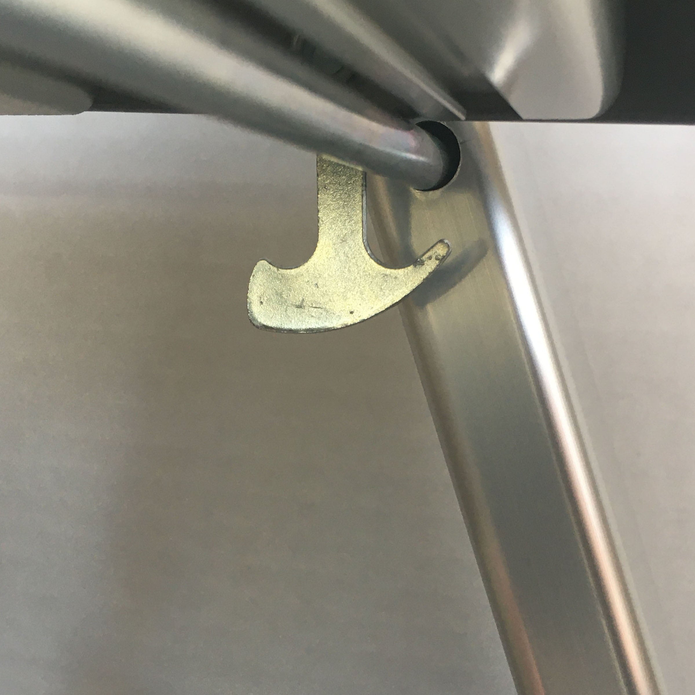 AmeriHome Ultra Slim Aluminum Three Step Folding Utility Step Ladder