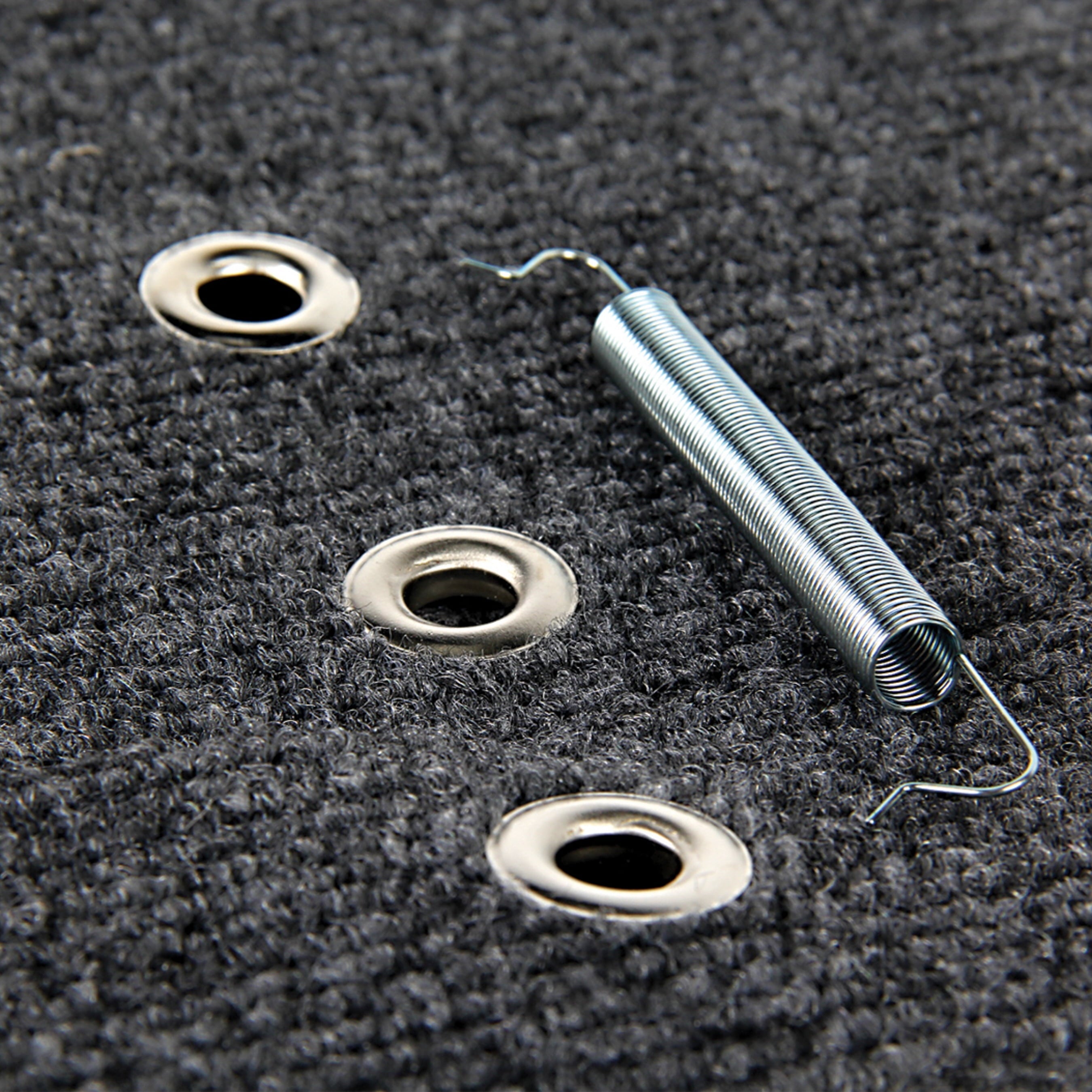 Camco's Wrap Around RV Step Rug | Compatible with Manual and Electric Camper Steps | Fits 18-inch Wide Steps | Gray (42925)