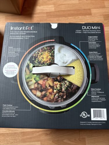 Instant Pot DUO mini 3-Quart 7-in-1 Multi-Use Programmable Pressure Cooker, Slow