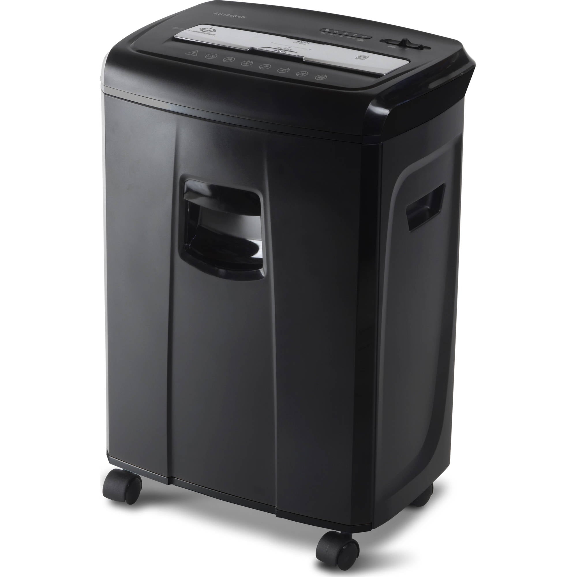 Aurora AU1250XB 12-Sheet Cross-Cut Shredder, Black