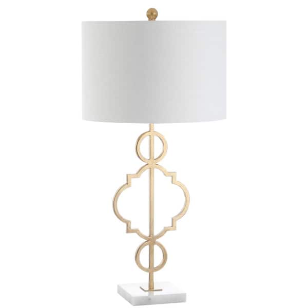 July 31 in. H Gold Leaf Metal Table Lamp