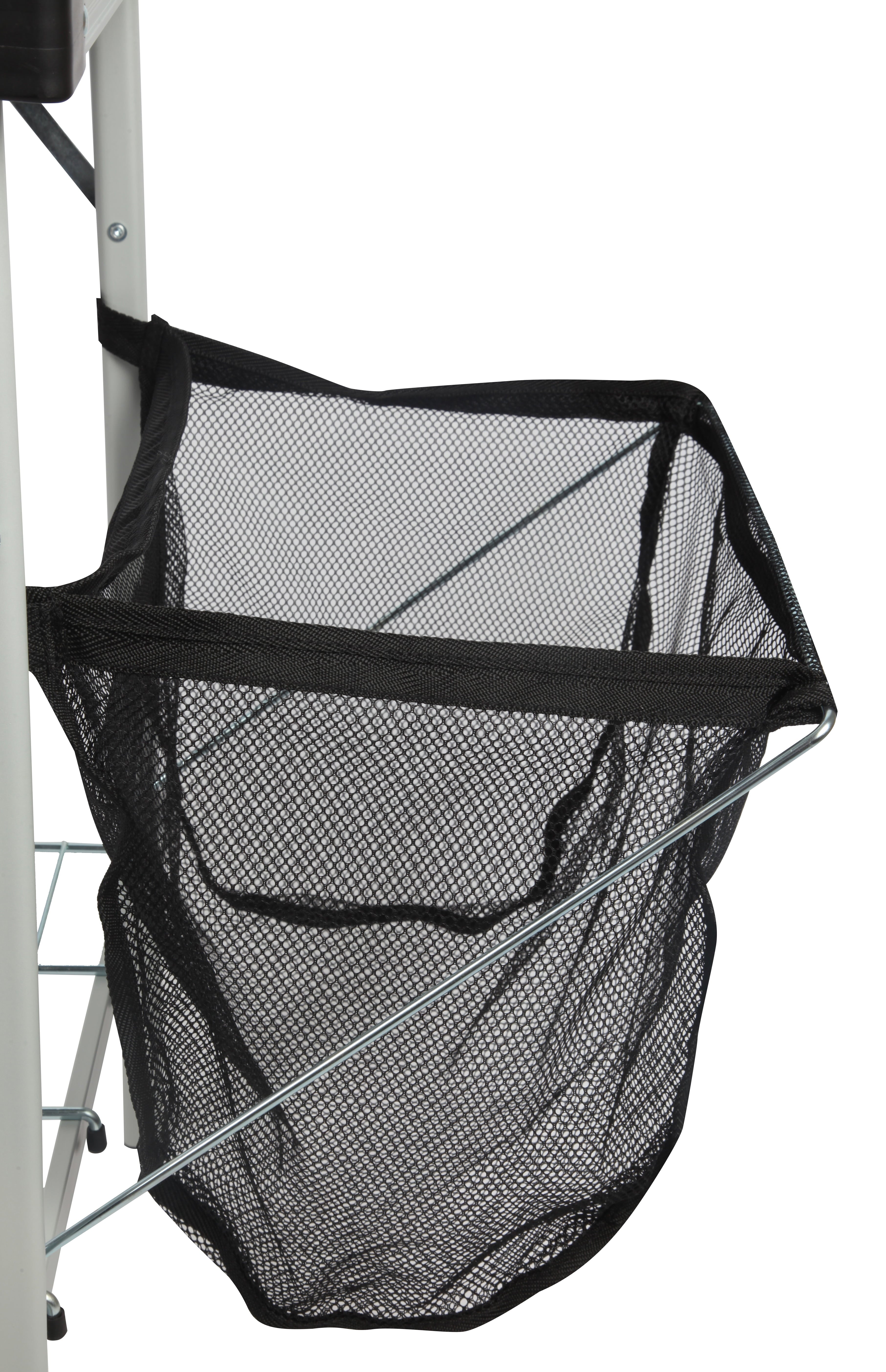 Trail Camping Table, Silver, 39 L in x 19.7 W in x 76 H in