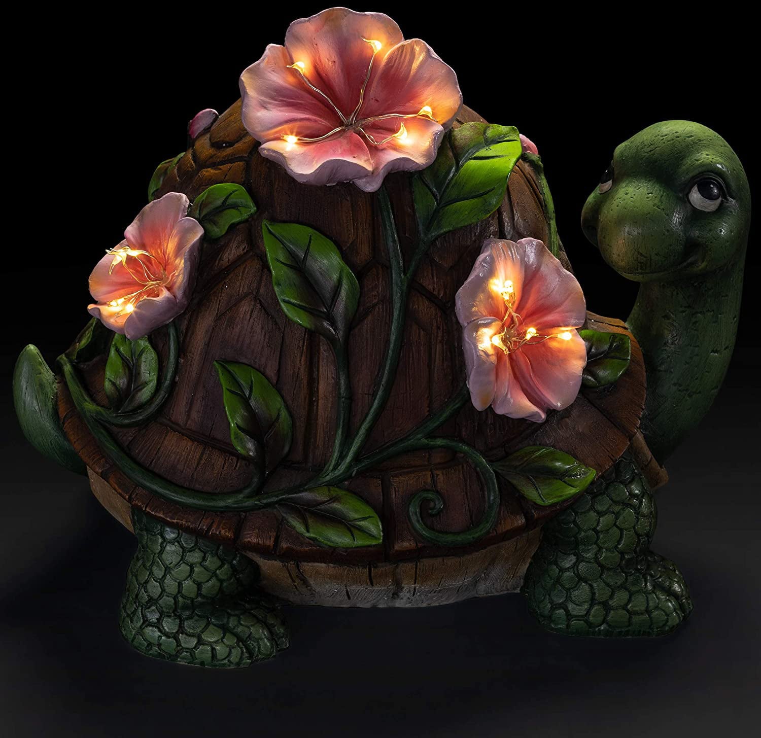 Dawhud Direct | Vp Home Luminous Floral Turtle Solar Powered Led Outdoor Decor