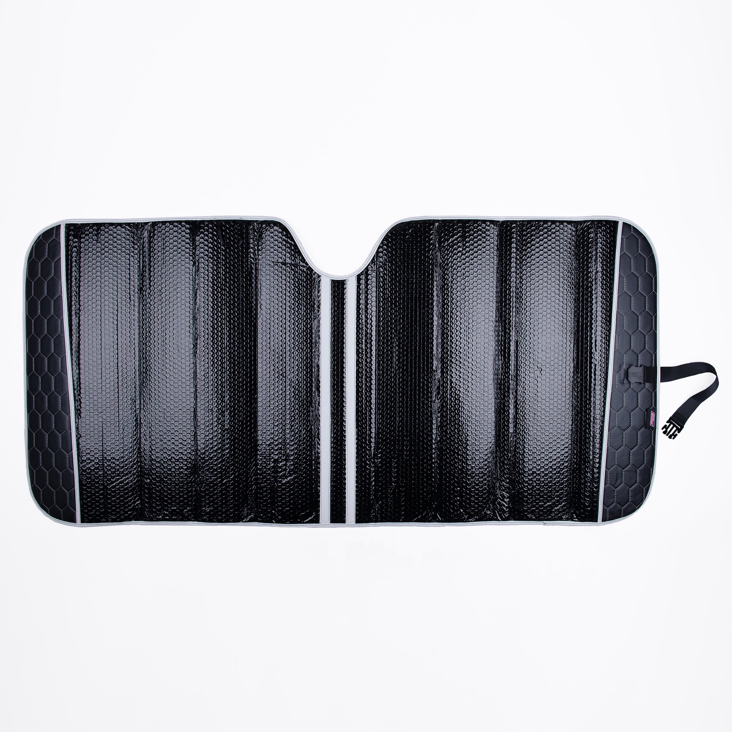 Genuine Dickies Classics Retro Sport Universal Accordion Auto Sunshade, Black, 40994WDI