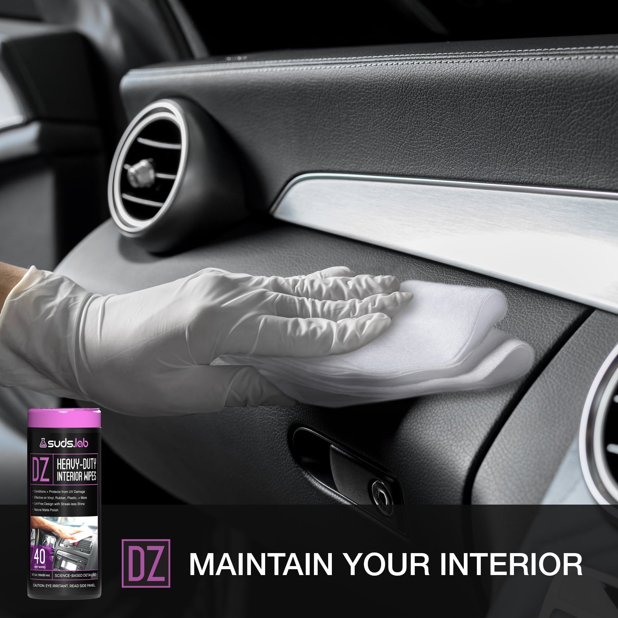 Suds Lab CW Complete Vehicle Wipe Combo Kit - 160 Wipes In the Kit