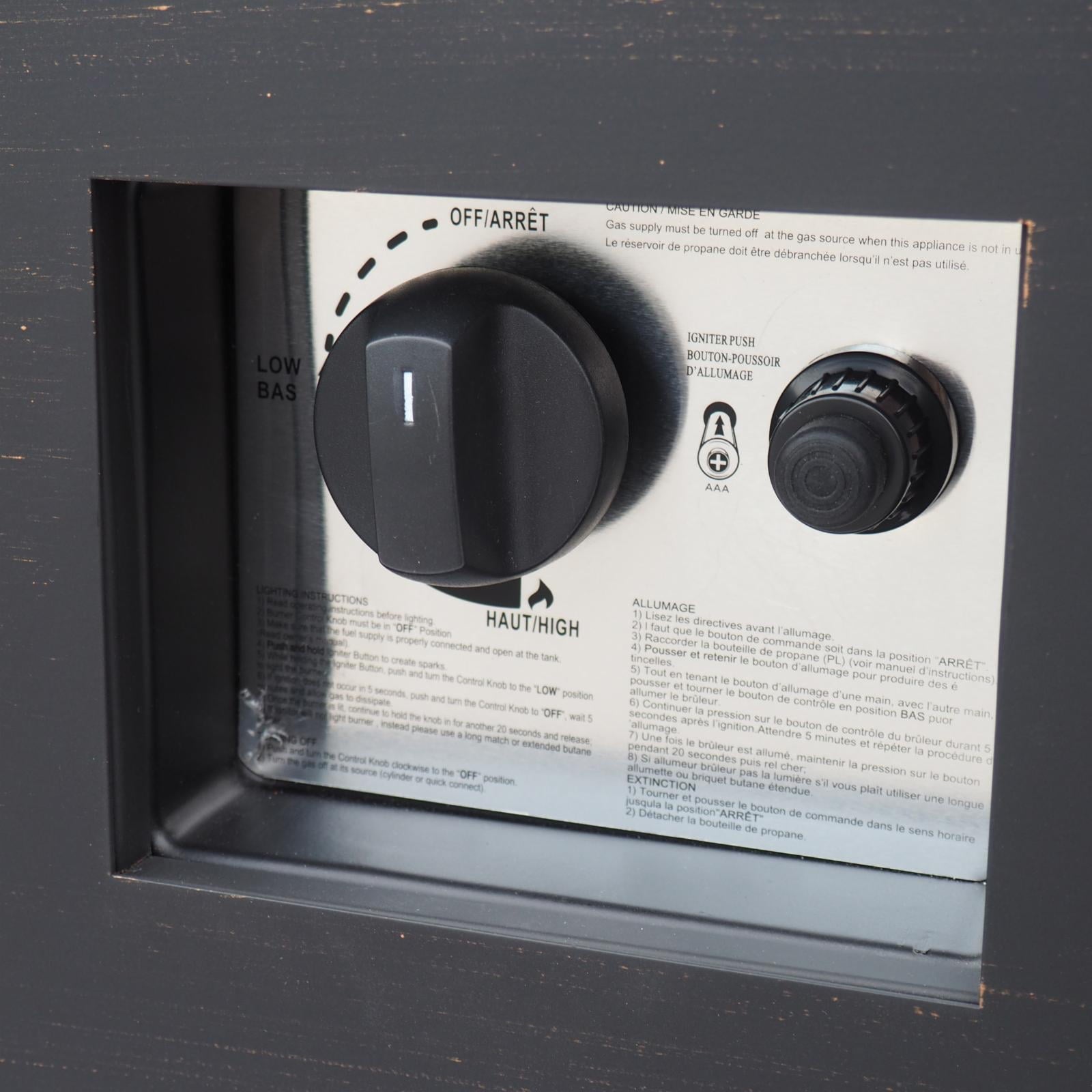 Wellington Square Propane Fire Pit