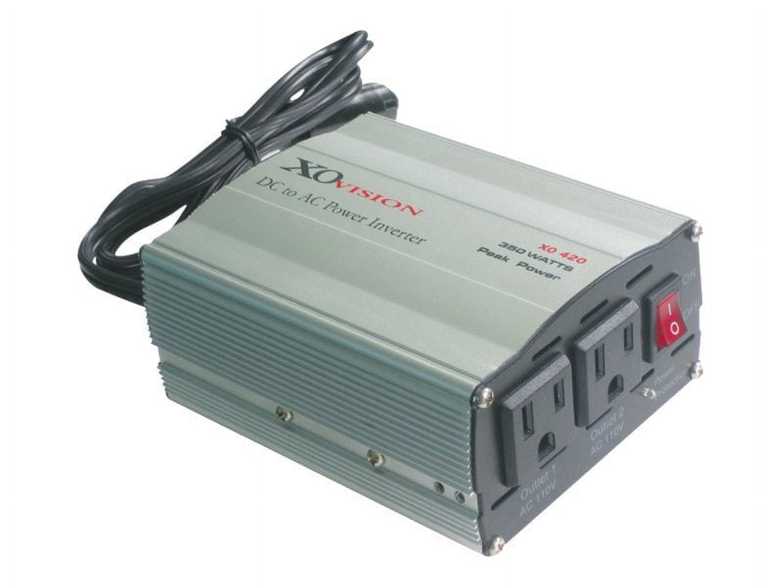 XO Vision XO420 350W Power Inverter with 2 AC Outlets