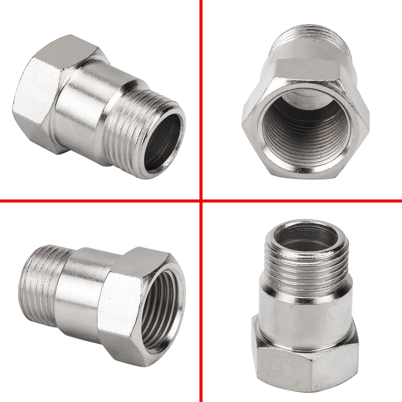 3mirrors 02 Sensor Extension Car Cel Fix Check Engine Light Adapter Oxygen M18X1.5 32mm 1.25in, 10-Pack Fits select: 2011-2018 FORD F150, 2013-2018 NISSAN ALTIMA