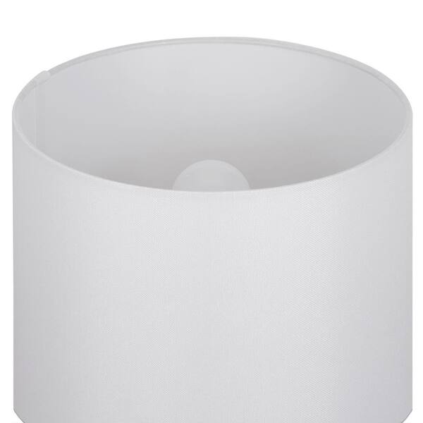 Higgins 23.75 in. Black Tripod Table Lamp with Round Base