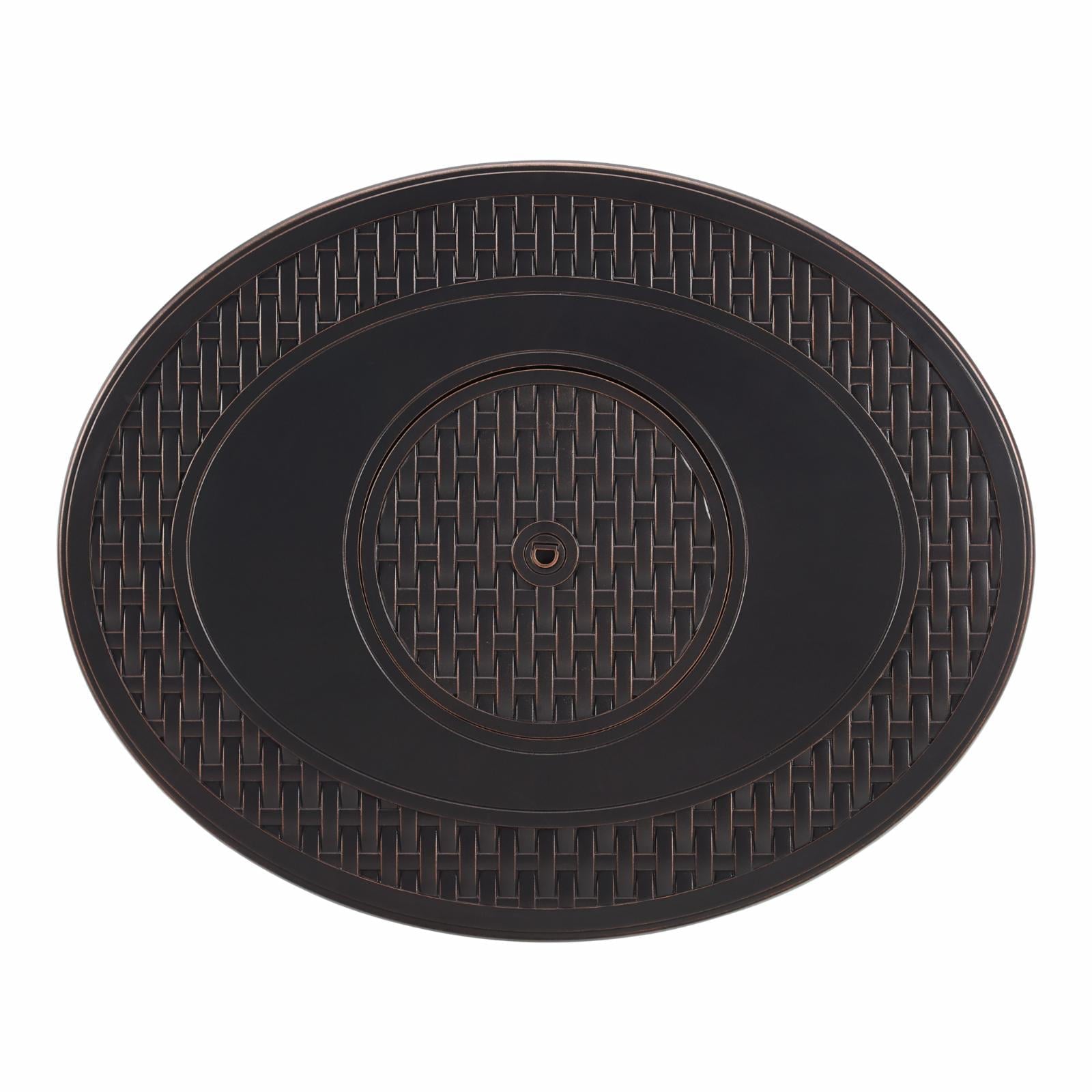 Fire Sense Davis 39.5 in. Propane Fire Pit