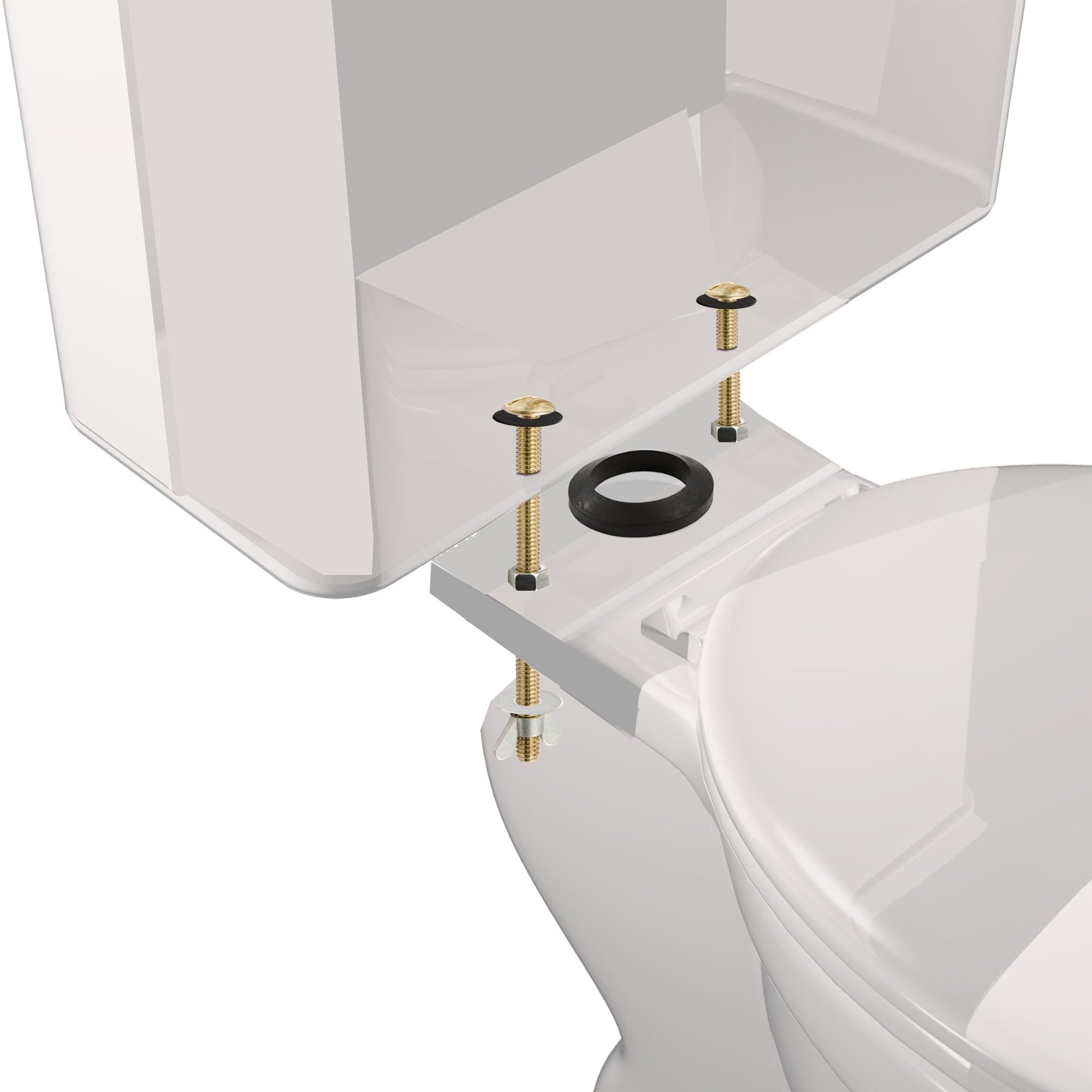 Hyper Tough Toilet Tank to Bowl Bolt and Gasket Kit