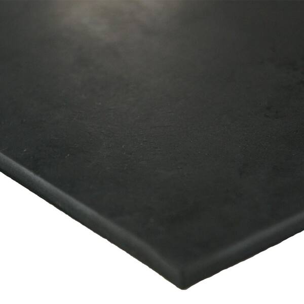 0.032 in. T x 36 in. W x 300 in. L Neoprene Sheet 80A Durometer Smooth Finish No Backing in Black