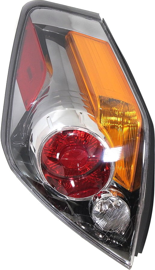 Tail Light Compatible With 2007-2012 Nissan Altima Left Driver With bulb(s)