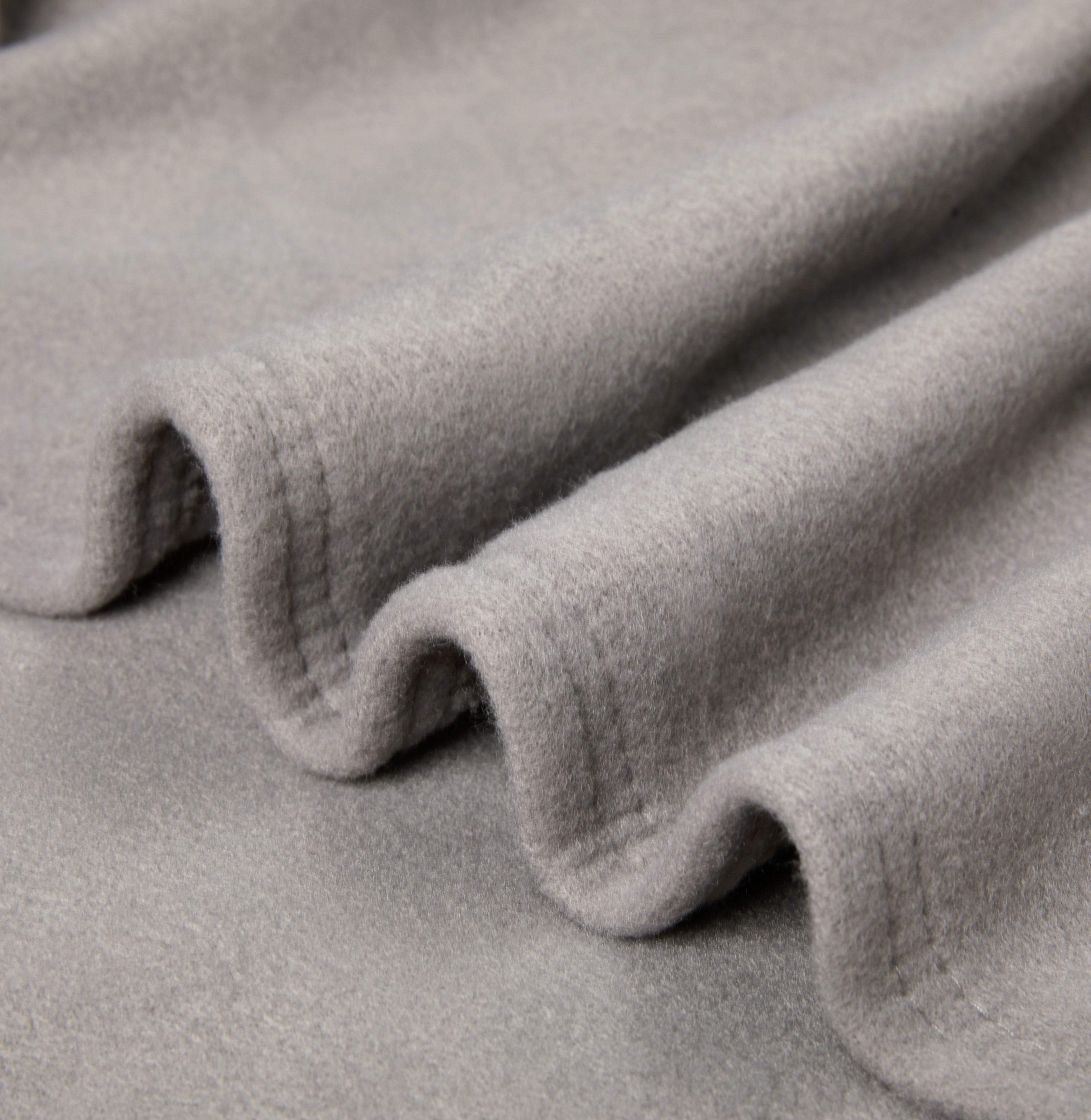 Mainstays Fleece Electric Heated Blanket, Gray, Queen